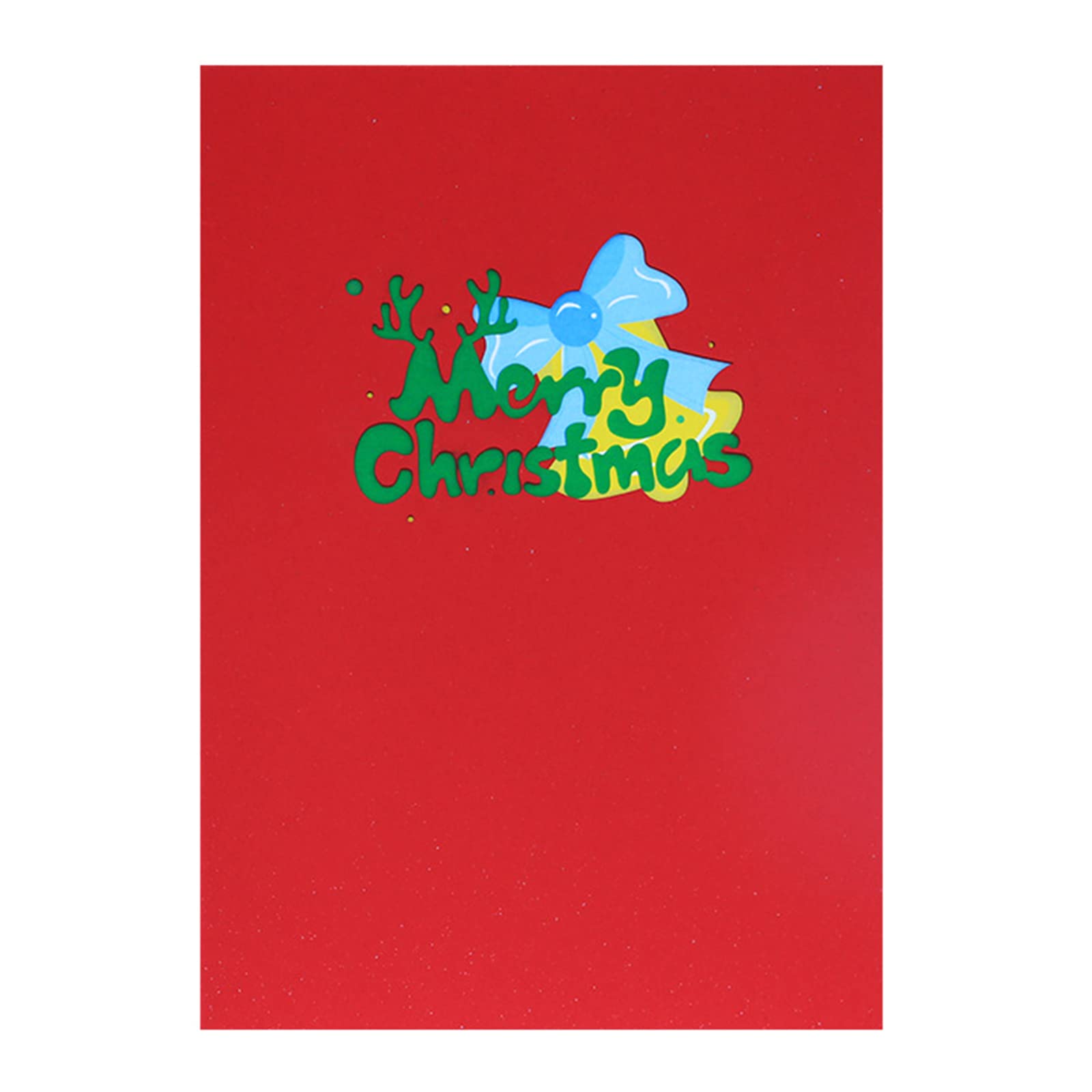 Kalttoy Colorful Holiday Greeting Cards Holiday Christmas Cards 3D for & Envelopes for Familiy Relavtives Postcards