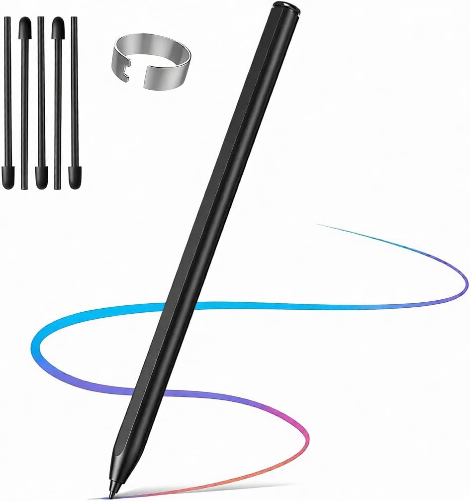 EMR Stylus Replacement Pen for Remarkable 2, Magnetic Stylus Pen with Eraser and 5 Tips, 4096 Levels of Pressure Sensitivity, Tilt Support, Palm Rejection Remarkable2 Plus