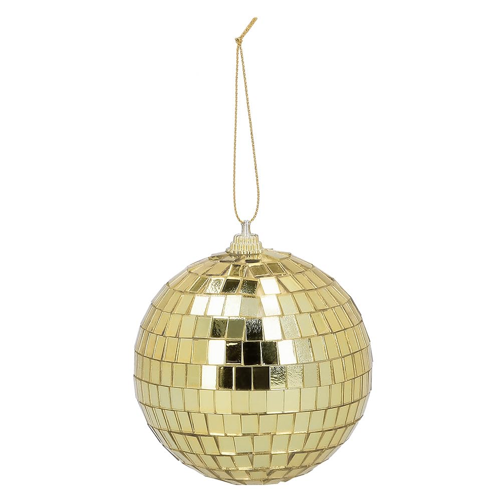 Boland Set of 6 Shiny Disco Balls Diameter Approx. 8 cm Disco Fever Party Decoration Hanging Decoration for New Year's Eve