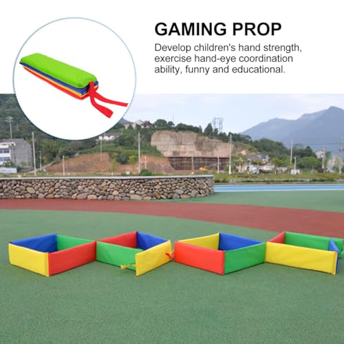 VICASKY Wurfspiel Kinder Outdoor 3st Turnen Mädchen Wasserspielzeug Indoor AktivitäTen Springring FußKreisel Himmel Kombinieren Sie einem Bohnensack-Wurfspiel, Bohnensack-Wurfspiel