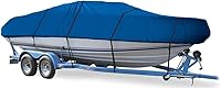 Vista 1 de SBU Cubierta azul para barco compatible con Monterey 210 MONTURA BR I/O 1999, amarre de almacenamiento de viaje