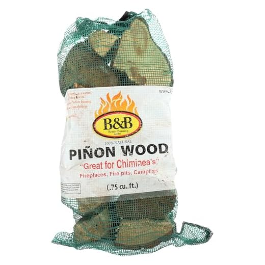 B&B Charcoal Pinon Bag Firewood, 400 Ounce