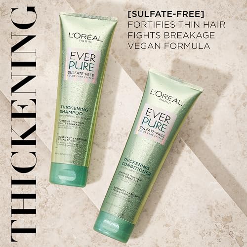 L’Oréal Paris K2353000 L'Oreal Paris Thickening Sulfate Free Conditioner, Thickens + Strengthens Thin, Fragile Hair, Hair Care With Rosemary Leaf thumb #1