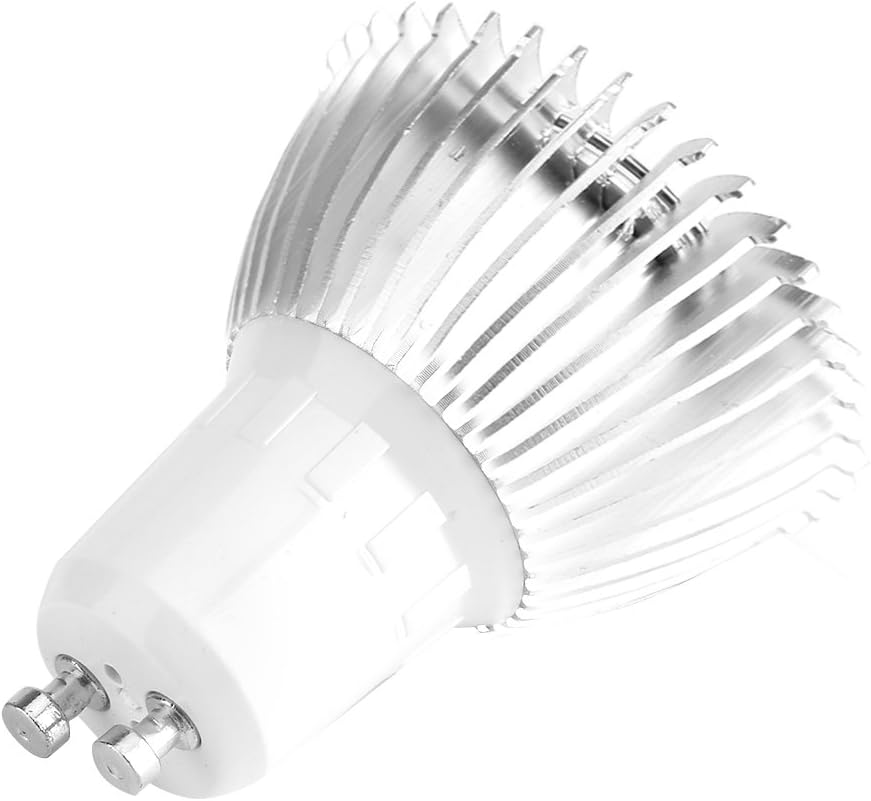 Zerone LED Grow Light Bulb, Plant Flower Hydroponic Bulb Full Spectrum E27/E14/GU10 85-265V 18W 18 LED Halogen Lamp Replacement, Pack of 2(GU10)