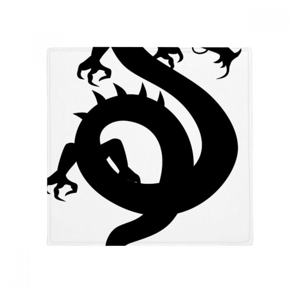 Tapis pour animaux dragon silhouette motif chinois antidérapant 80cm pour cuisine et entrée