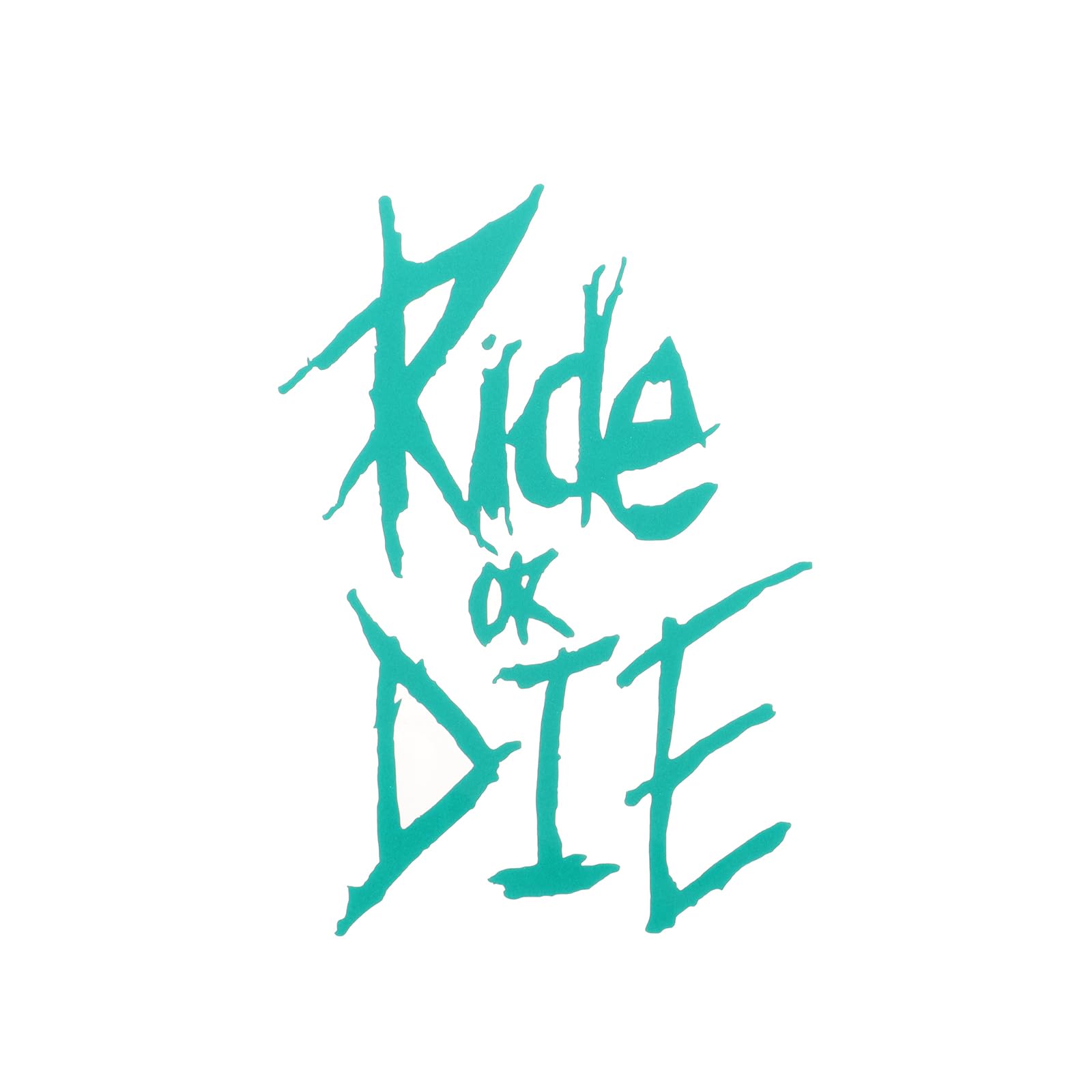 kekafu 1 PC MTB Bicycle Frame Sticker with Ride or Die Text, Superior Bike Decorative Decal