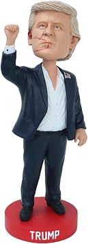 Trump Bobblehead - 8" Trump Keep Fighting Fist Pump Bobblehead Toy | Trump Bobblehead 2024 | Funny Trump Gifts for Trump Fans | Trump "Fight" Action Figures | Trump Goods 2024