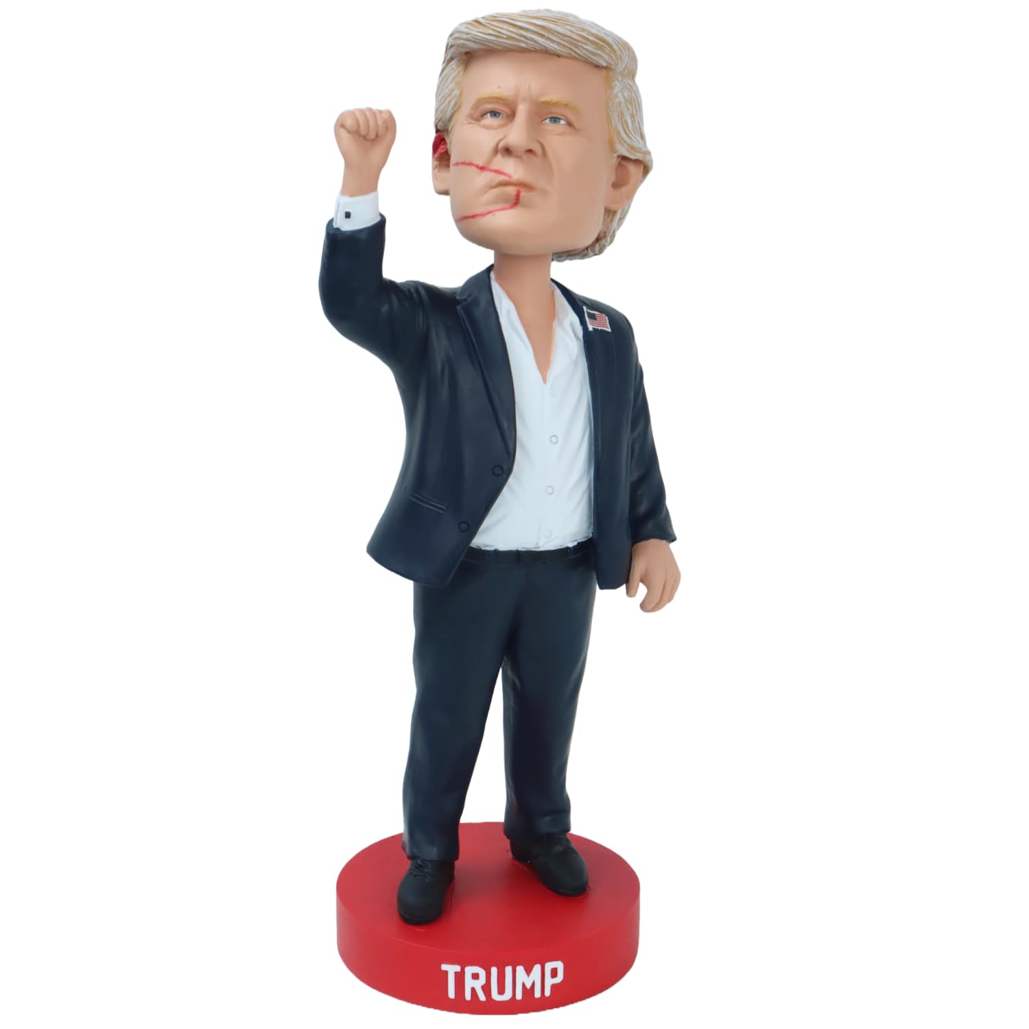 Trump Bobblehead - 8 Inch Trump Keep Fighting Fist Pump Bobblehead Merchandise | Trump Bobble Head 2024 | Funny Trump Gifts For Trump Fans | Trump "Fight" Action Figure | Trump Merch 2024