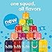 Bubly Sparkling Water, 15 Flavor Sampler, 12 fl oz Cans, (18 Pack), Blue