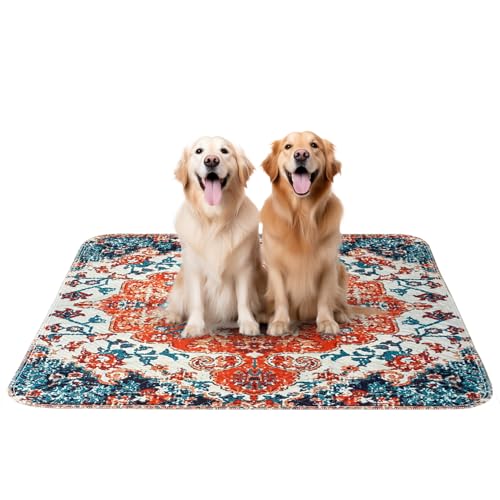 Image of PUPIBOO Washable Pee Pads for Dogs & Cats - 72x72 - Super Absorbent Reusable Puppy Training