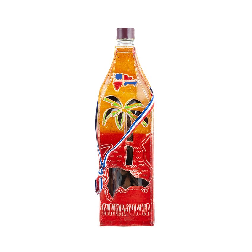 Flasche mit Hölzer- und Kräutermischung zur Herstellung von Mamajuana, 1 l.