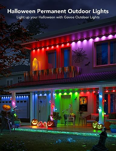 Govee H705A1D1 Permanent Outdoor Lights, Smart Rgbic Outdoor Lights With 75 Scene Modes, 100Ft With 72 Led Eaves Lights, Ip67 Waterproof, For Halloween Decorations, Christmas thumb #1