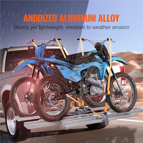 Porta motocicletas para 2 motos aluminio 600 lbs miniatura 3