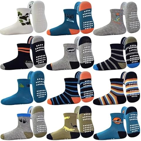 GRPSKCOS Toddler Non Slip Grip Socks Cover