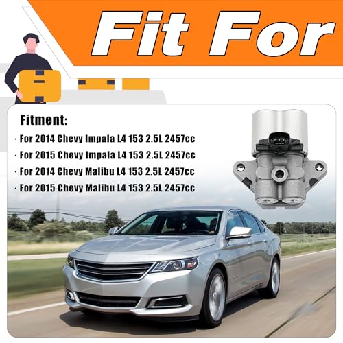 LEVANLIGHT Engine Variable Timing Oil Control Valve VVT Solenoid Compatible with Chevy Malibu Impala 2.5L 2014-2015, Replaces# 12633613, 19419980, 918-806, 916-806