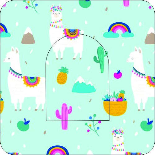 Omnipod Adhesive Patch Precut Llama Design Adhesive Patches with Split Backing, Easy to Apply x 10 Pack