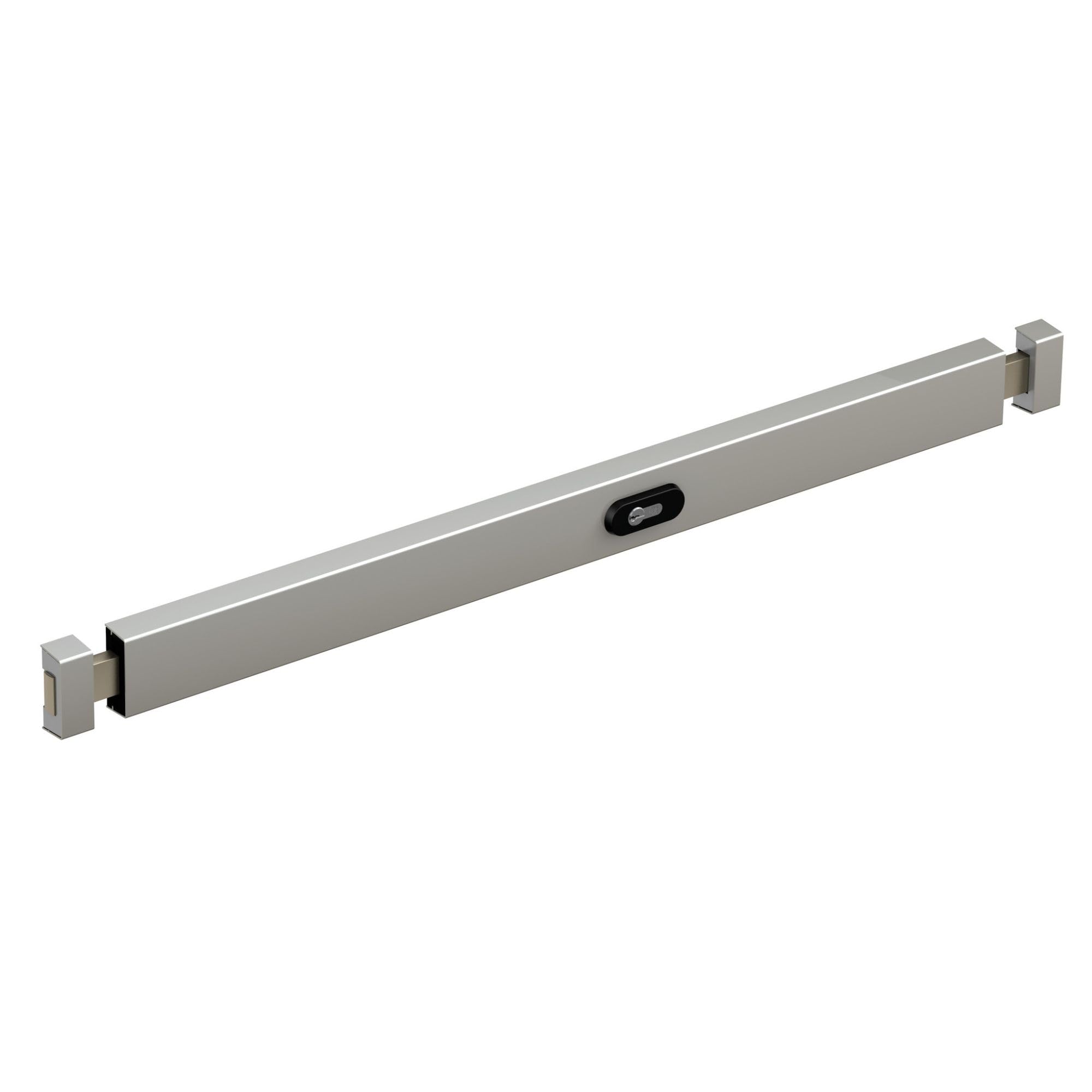 Basi Barre blindée Verrou 800 mm argent