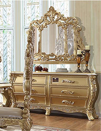 Wooden Twist Royal Gold Luxury Hand Carved Wooden Teak Wood ...