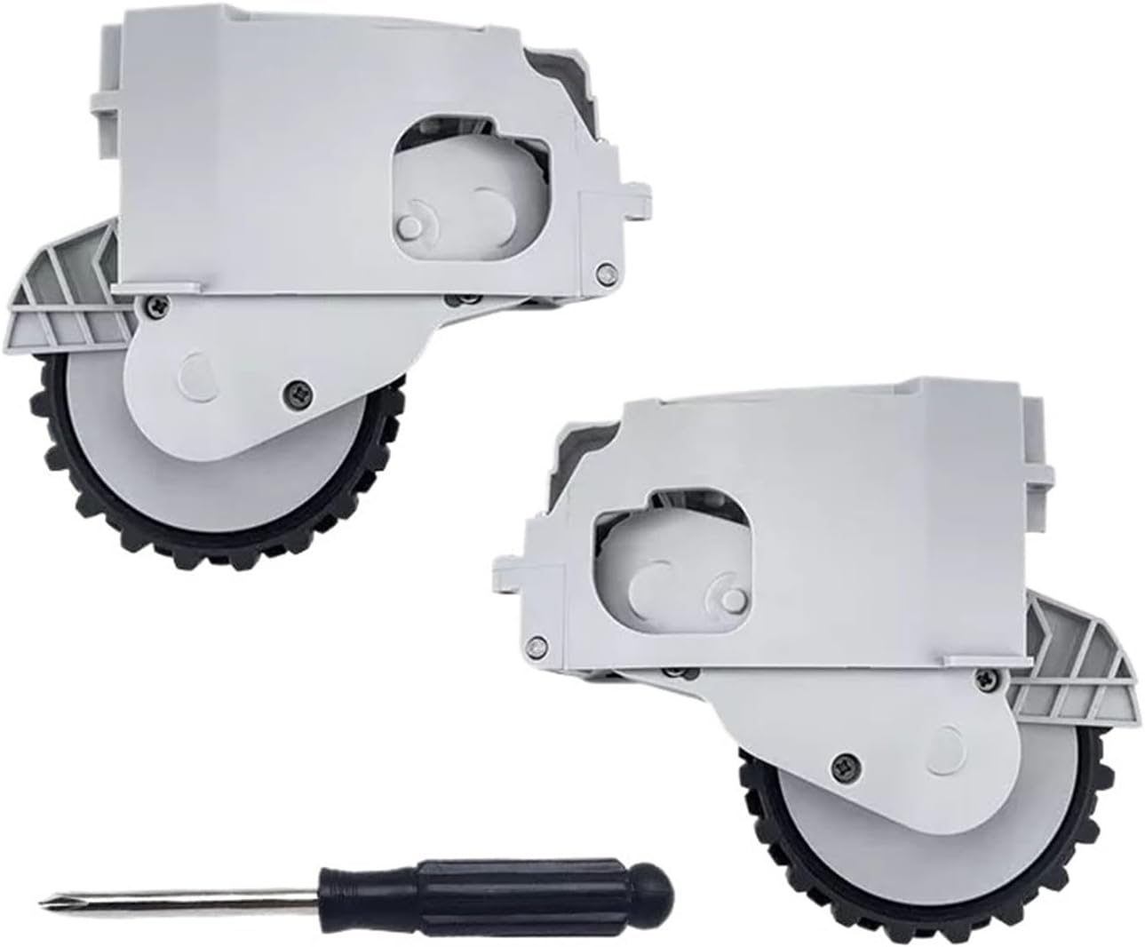 Compatible For Mijia，1C STYTJ01ZHM Robot Vacuum Cleaner Left And Right Motor Wheel Accessories Mi Home Xiami Spare Parts(Right left wheel)