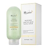 Mashata Avocado Oil & Lactic Acid Facial Scrub For Skin Care - 300 Grams | Facial Skin Care Product Used As Face Scrub For Glowing Skin