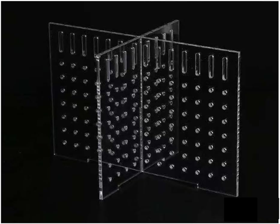 Aquarium Fish Tank Divider, Fish Tank Partition Acrylic Isolation Board Partition Plate Cut Off Partition Small Hole Mesh Prevent Fish Each Other Fight