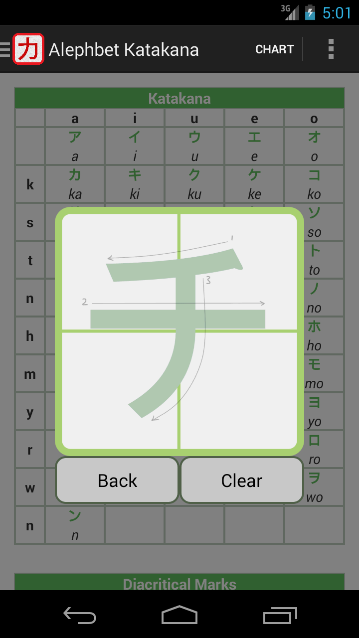 Katakana Read and Write App on Amazon Appstore