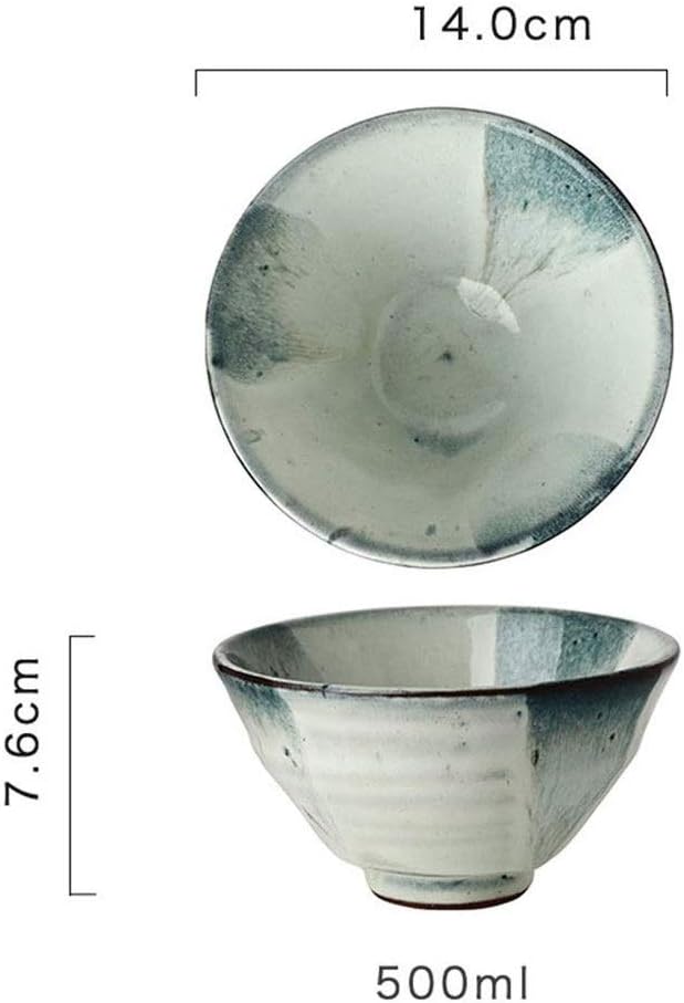 Ceramic Bowl - Tableware Rice Bowl Fruit Salad Bowl Small Bowl Simple Conical Bowls