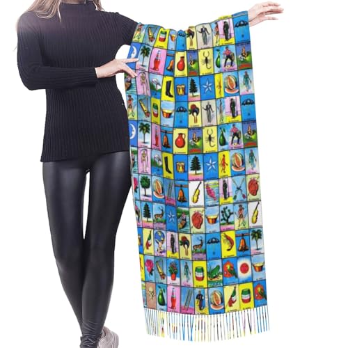 Christmas With-White Snowflakes Women'S Scarf Fashion Long Blanket Scarf Scarf Shawl Wrap With Tassel 77'' X 27''2