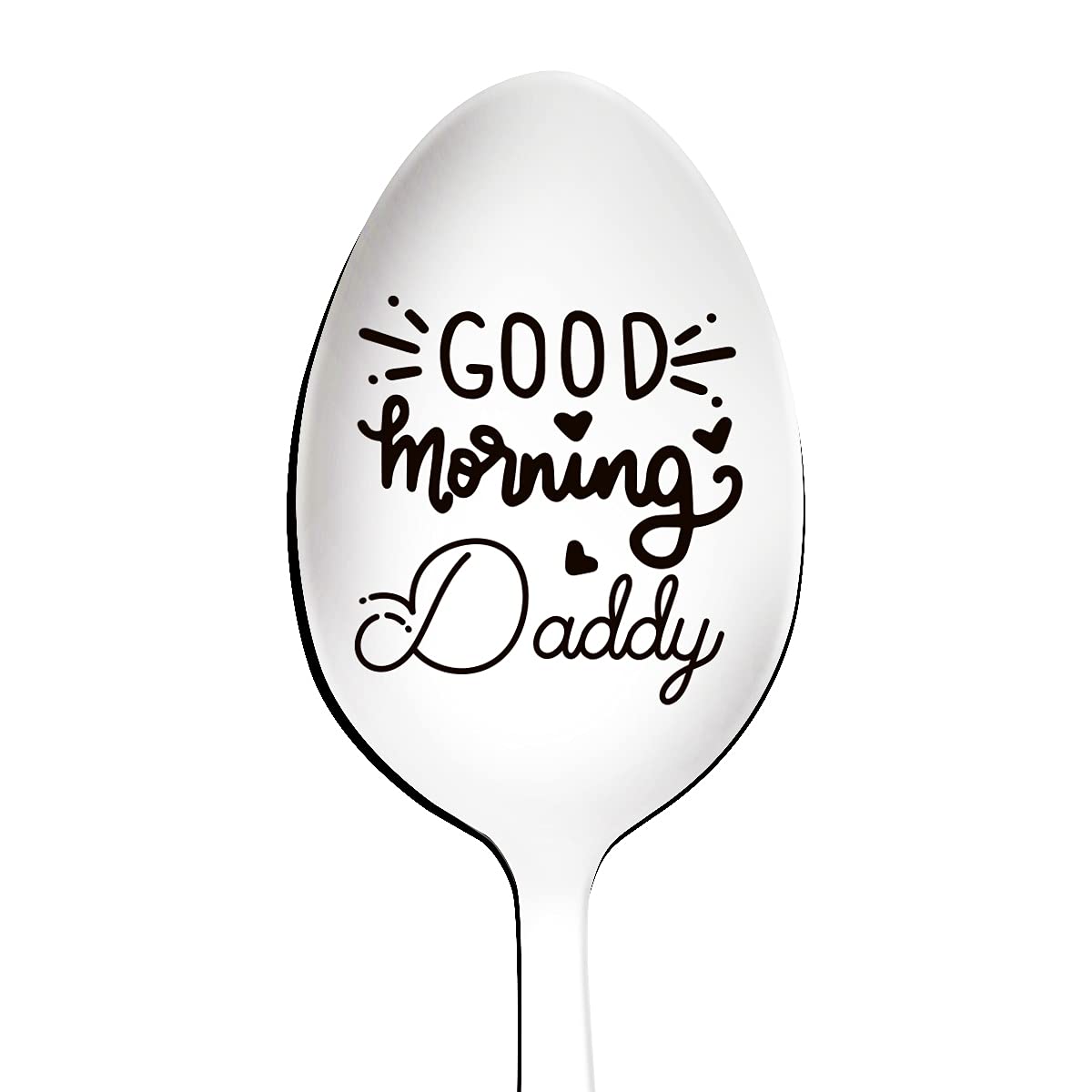 Buy Good Morning Daddy Spoon Engraved Stainless Steel Funny, Dad Gifts