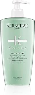 Kerastase Specifique Balancing Shampoo For Oily Scalp & Hair - Cleanses Oil From Roots and Hydrates Dry Hair Ends, 16.9 Fl Oz