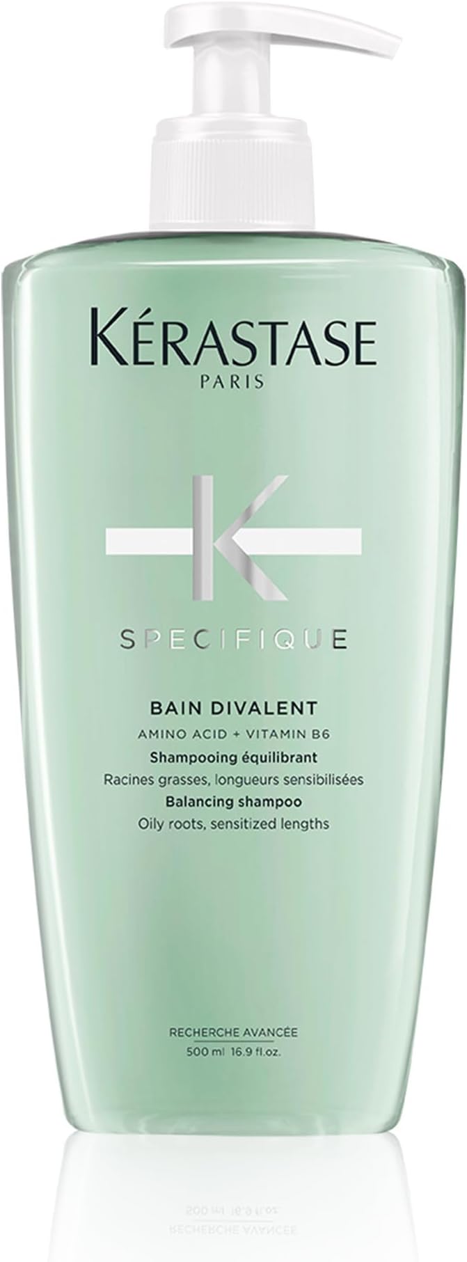 Kerastase Specifique Balancing Shampoo For Oily Scalp & Hair - Cleanses Oil From Roots and Hydrates Dry Hair Ends, 16.9 Fl Oz