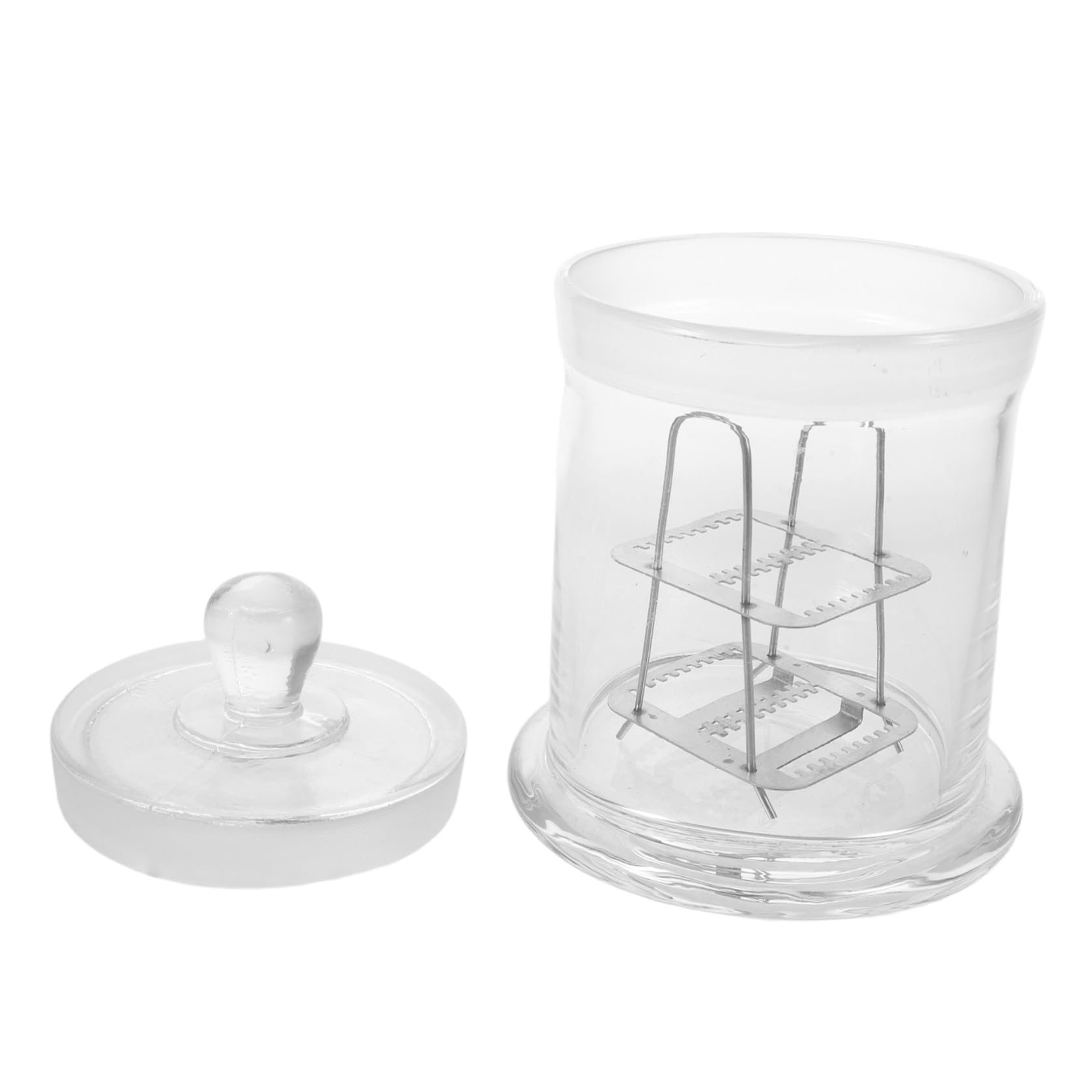 PRETYZOOM Vaschetta in Vetro per Colorazione Vetrini Supporto per Laboratorio Resistente e Trasparente per Analisi Scientifiche