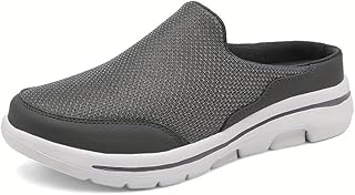 Men's Slip-on Mules Half Sneakers, Casual Walking Shoes Outdoor, Backless Sneakers, Open Back Shoes