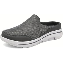 Mens Slip-on Mules Half Sneakers, Casual Walking Shoes Outdoor, Backless Sneakers, Open Back Shoes