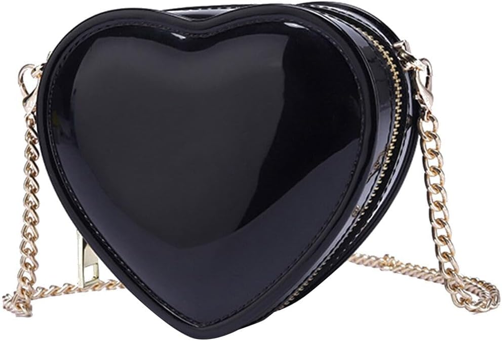 Toddler Girls Crossbody Purse Cute Heart-shaped Shoulder Bag Satchel for Little Girls