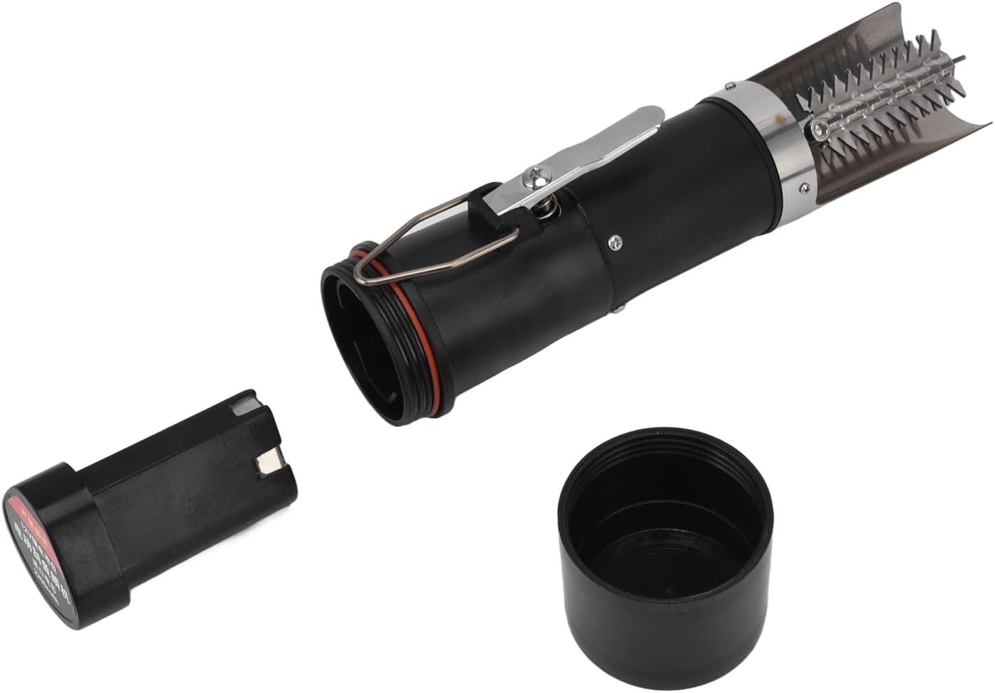 Atyhao Electric Fish Scaler, Handheld Design Fish Scaler 6 Cutter Fish Scale Remover Fish Scraper Fish with Rechargeable Battery (US Plug 100‑240V)