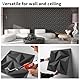 Art3d Wandpaneele 3D Paneele PVC Kunststoffpaneele Gaming Wohnzimmer Wand Decke 30 x 30 cm Schwarz 20 Stück