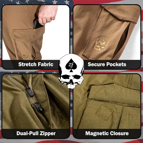 Zero Foxtrot Lite Utility Mens Pants - Lightweight and Stretchy - Featuring Quick-Dry Performance2