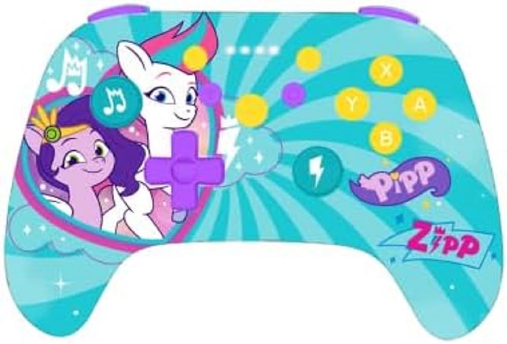 Freaks and Geeks My Little Pony - Manette Switch/PC Nano Sans-fil - My Little Pony Pipp & Zipp