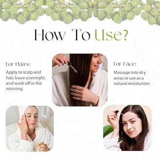 Jamaican Glow Castor Elixir Oil | 100% Pure and Natural - Premium Grade Leave In Oil for Hair Growth, Eyelashes and Eyebrows| Infused with Nutrients Pure Hair Butter | Cold-pressed | 60ml