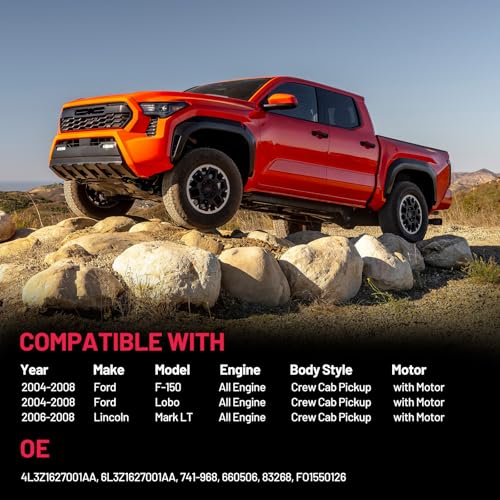 Image of BDFHYK 741-968 Power Window Regulator with Motor Rear Left Compatible with Ford F-150 2004-2008, Ford Lobo 2004-2008, Lincoln Mark LT 2006-2008