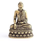 Photo Gallery uterstyle - statua di buddha feng shui in metallo dorato di sakyamuni per buona fortuna, ricchezza e prosperità, buddha in bronzo micro-intagliato Photo Gallery uterstyle - statua di buddha feng shui in metallo dorato di sakyamuni per buona fortuna, ricchezza e prosperità, buddha in bronzo micro-intagliato