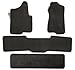Premier Custom Fit 4-piece Set with 2 piece front 1 midrunner and 1 rearrunner Carpet Floor Mats for Ford Aerostar (Premium Nylon, Smoke)