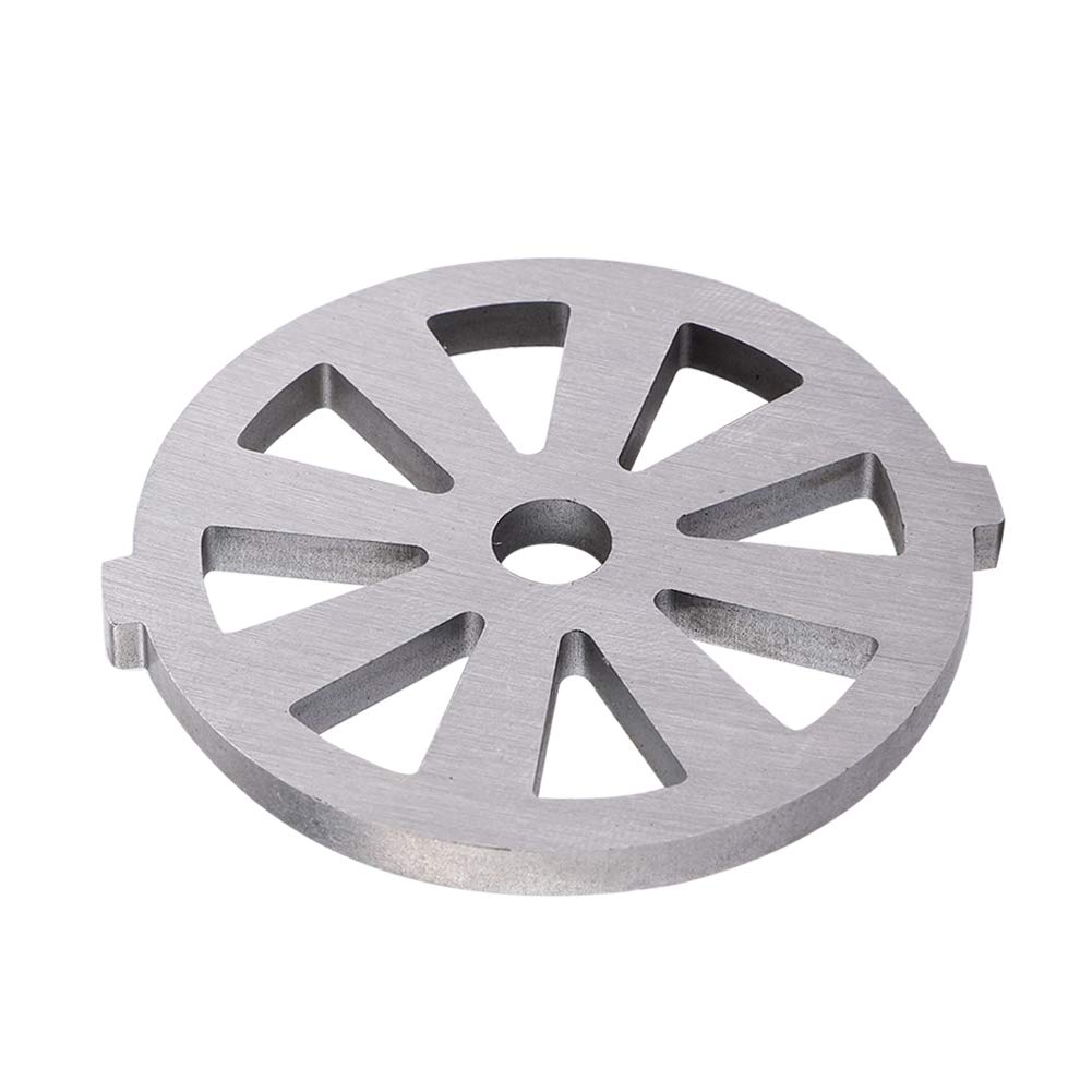 Meat Grinder Disc Blade, 2Pcs Disc Meat Mincer Plate Disc with 7mm Hole Alloy Meat Grinder Plates Discs for Food Chopper and Meat Grinder Parts