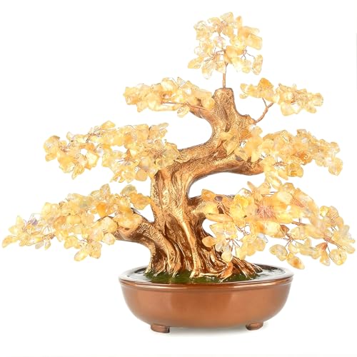 MASGEMES Citrine Chakra Tree Bonsai...