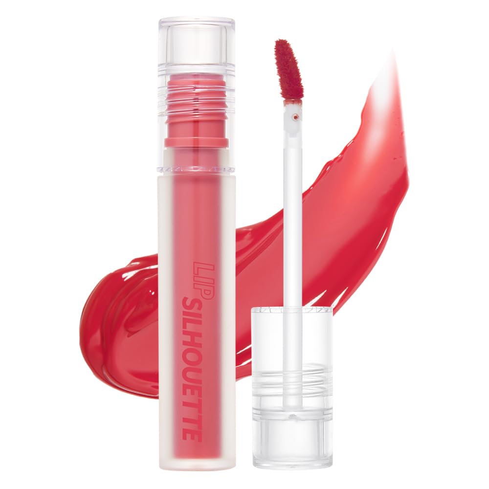 Lip Silhouette Gloss Tint - 05 Minimal Pink | Best Tinted Lip Gloss, Highly Pigmented, Long Lasting, Hydrating & Moisturizing, Light-weight, Glossy Finish, Buildable, 4mL