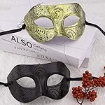 FEQO 16 Pieces Masquerade Masks Vintage Antique Masks Venetian Masks - Image 4