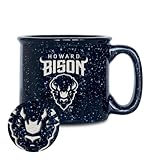 Rico Industries NCAA Howard Bison Speckle 12oz Laser Engraved Campfire Mug