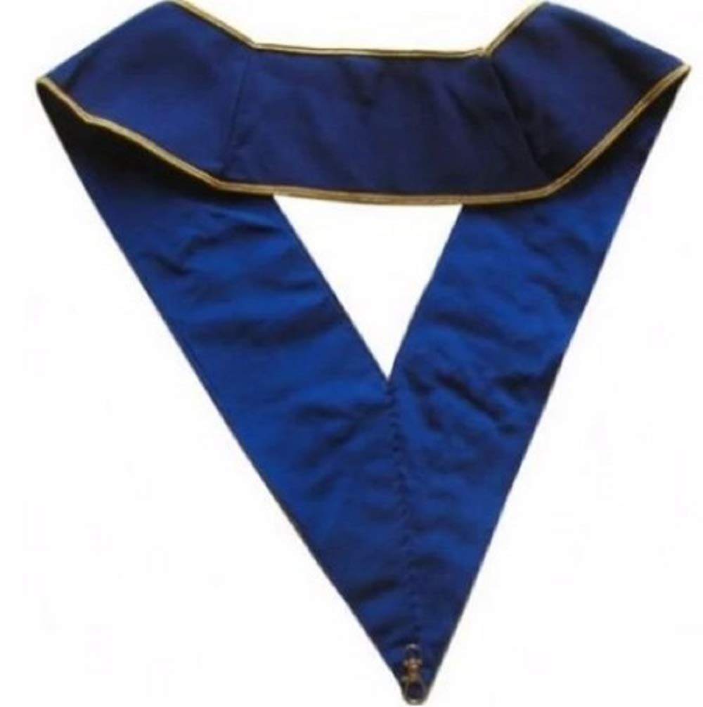 Masonic Regalia - Collare ufficiale AASR - Tre volte Potente Maestro - Ricamo a mano, Ricamo a mano, Ricamo
