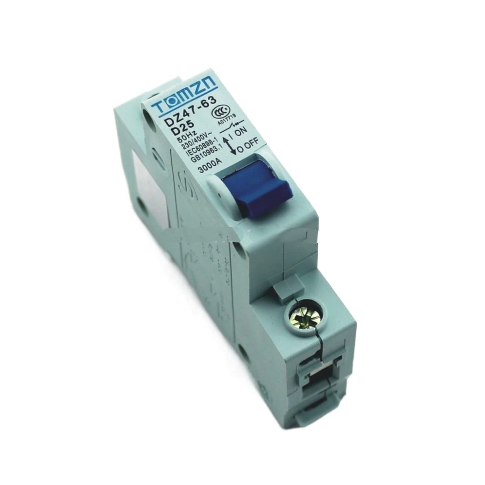 YFHGULBTK 1P 25A D Type 240V/415V 50HZ/60HZ Mini Circuit Breaker MCB C45
